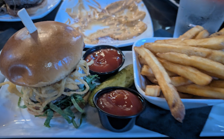 Sidebar At Whiskey Row signature dishes Hung Jury Death Penalty Ambulance Chaser 